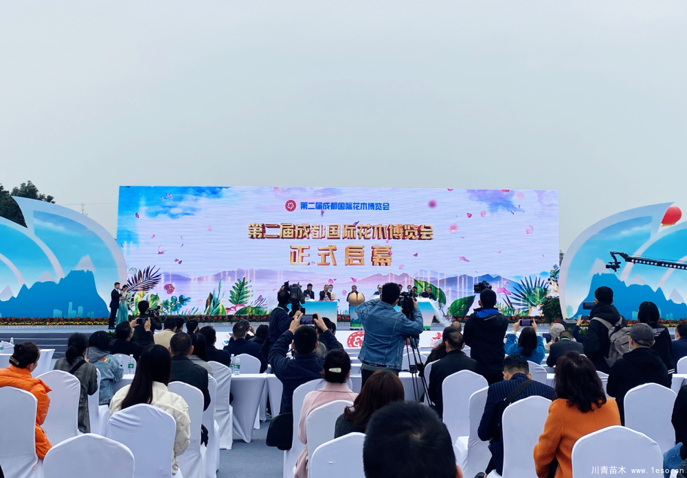 第二屆成都國(guó)際花木博覽會(huì)在溫江區(qū)鎮(zhèn)子鄉(xiāng)盛大啟幕
